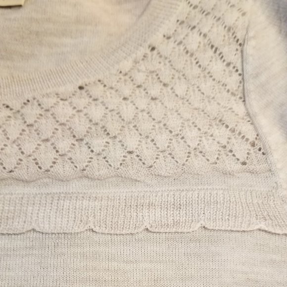 LOFT light grey sweater size MP - Picture 4 of 8